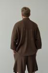 Adamm İnce Triko Oversize Takım  Kahverengi