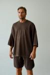 Adamm İnce Triko Oversize Takım  Kahverengi
