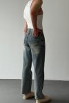 Andrew Kar Yıkama Premium Baggy Jean Pantolon Gri Kemik