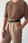Brandon Premium Kumaş Relaxfit Pantolon Camel