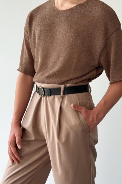 Brandon Premium Kumaş Relaxfit Pantolon Camel