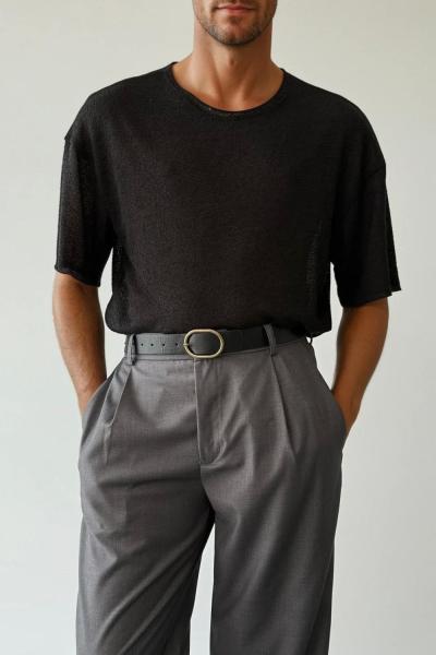 Brandon Premium Kumaş Relaxfit Pantolon Gri