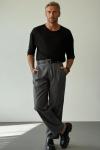 Brandon Premium Kumaş Relaxfit Pantolon Gri