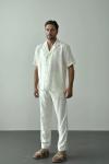 Daniel Premium Keten Pantolon Beyaz