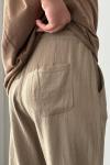 Douglas Keten Relaxfit Jogger Pantolon Bej