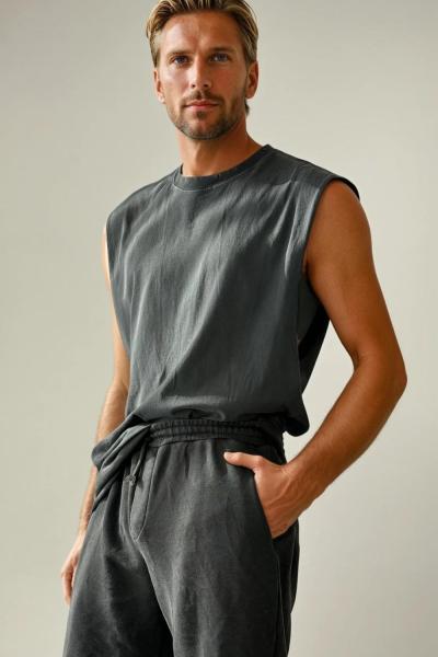 Eduardo Yıkamalı Relax Takım Antrasit