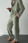 Walker Tensel Kumaş Dökümlü Baggy Pantolon Haki