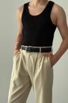 Benjamin Premium Kalite Baggy Pantolon Bej