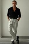 Benjamin Premium Kalite Baggy Pantolon Gri